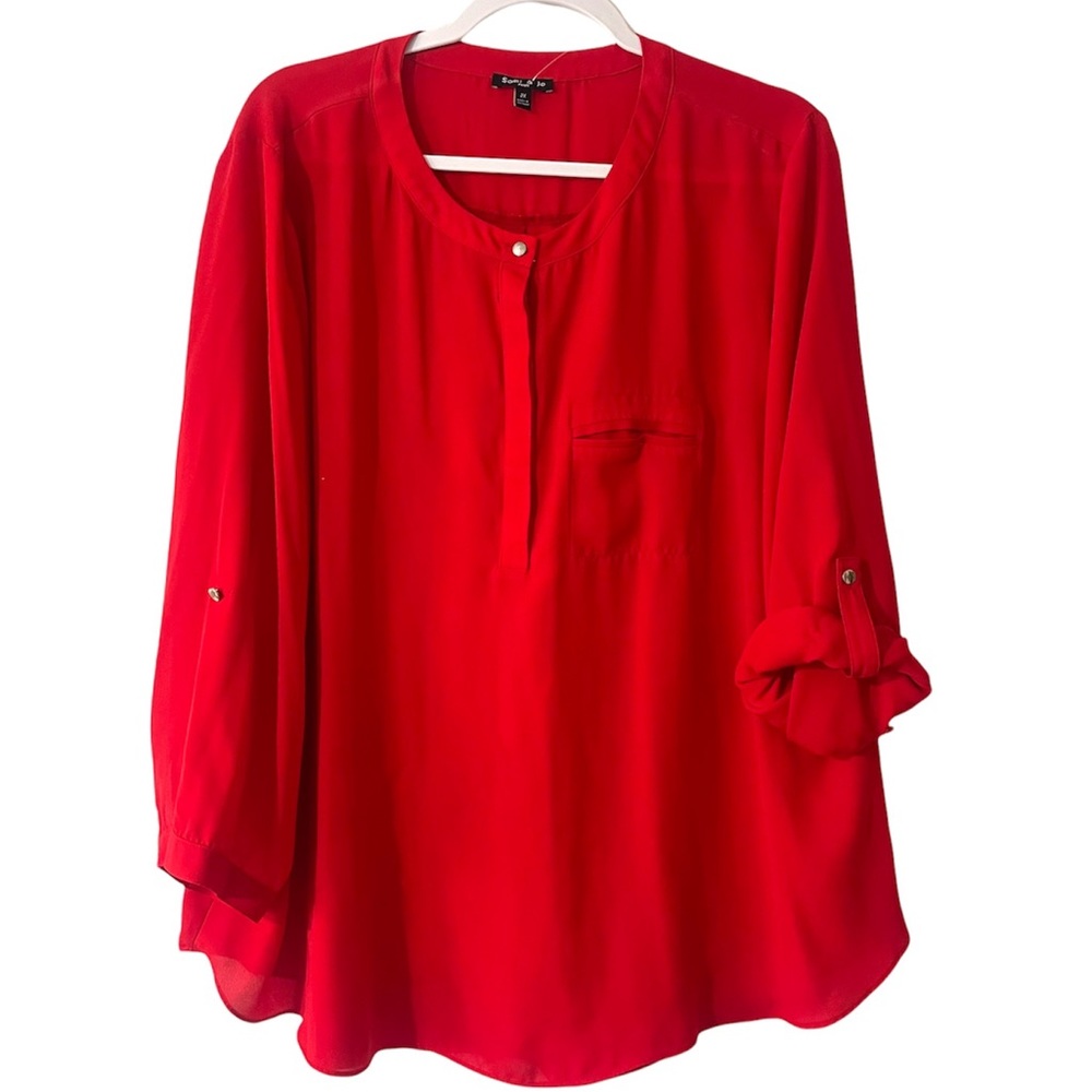 📌Red Blouse - Picture 3 of 4